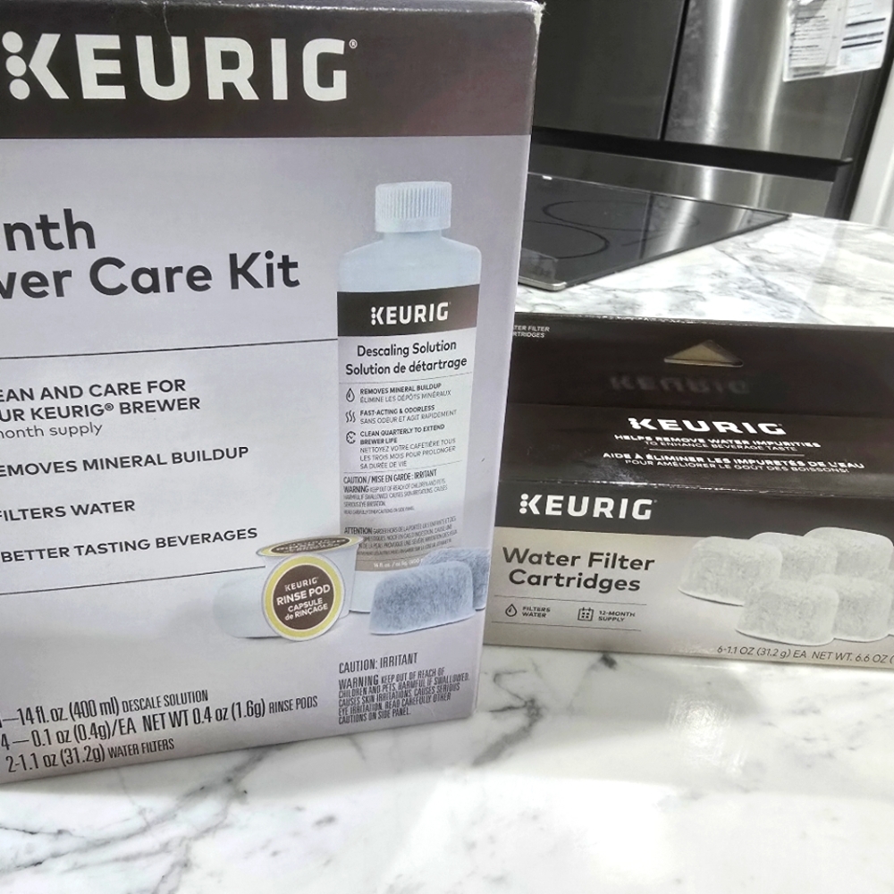 KEURIG 3 mo Brewer Kit & 6 filter kit